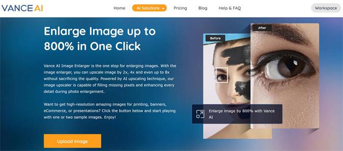 VanceAI Image Upscaler