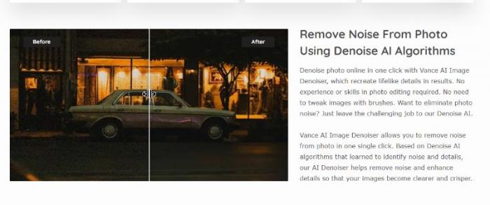 Vance AI Image Denoiser
