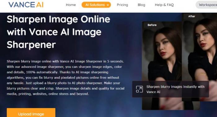 Vance AI Image Sharpener